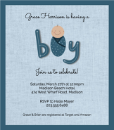 Bundle of Boy Invitation